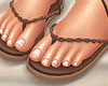 🅟 boho brown sandals