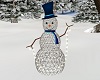 Wire Snowman