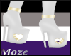 Harnessed Heel White