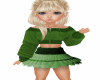 Green Kids Skirt