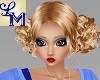 !LM Curly Gold Buns Leia
