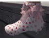 cute pink hearts socks