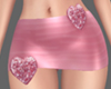 Pink Hearts Mini Skirt