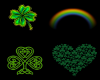 Irish Rainbow Particle