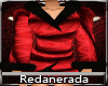 {RA}Red/Black Fur Coat
