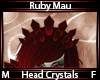 Ruby Mau head crystals