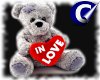IN LOVE TEDDY HEART