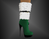 Fur Cuff Ankle Boots Gre