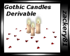 Derv Goth Floor Candles