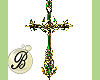 Antique Emerald cross