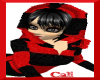 *CA* Red Striped Hoody