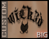 [B] W1Ck3d Belly Tattoo