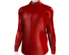 RED LINEN SHIRT