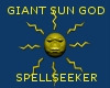 Giant Metel Sun God