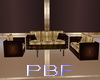 PBF*Golden Sofa Set 