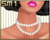 SM1 Pearl Necklace 2str