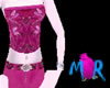 Dragon Fly Corset Pink