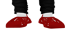 Red Yeezy Foam Runner