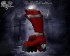 GOTH BOOTS RED