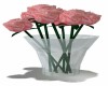 Vase Of Pink Roses