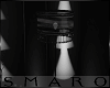 S: Black Xmas floor lamp