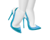 Blue Sling back heels