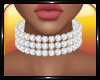 White Pearls Choker