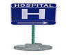 Hospital Direction Sign