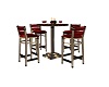 Red Pub Table