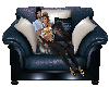 Blue Ice Cuddle Chair