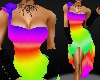 *Sexy Fairy Rainbow Dres