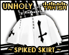 !T Unholy Spiked Skirt