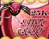 [E]25k Support Sticker