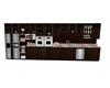 Darkwood kitchen wall