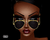Sunglasses Gold X