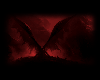 SKULL BAT PICTURE red bk