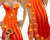 Satiny Gown Flamenco