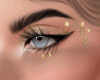 Golden stars eyeliner