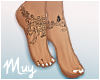 m. Doll feet w/ tats #1