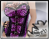 *S Purple Corset Top