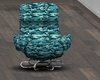 Teal Camo Chair