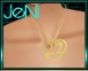 [JeNi] gold necklace 22