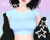 T♥ Crop Top Ocean