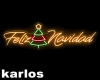 rotulo Feliz  Navidad