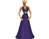 Purple Elegant Long Dres