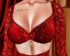 $ Red lace dress for vac