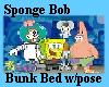 SpongeBob BunkBed w/pose