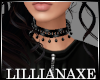 [la] Leather choker