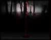 Gothic RedFlam Candelabr