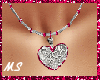 Mom Diamond Heart Neck.